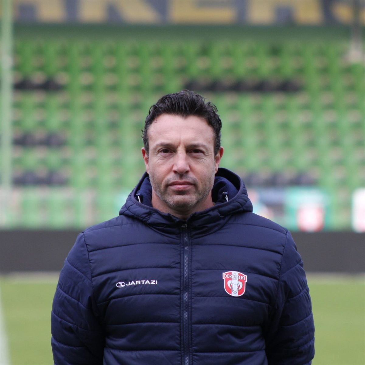 Remco Schol, portret bij het stadion